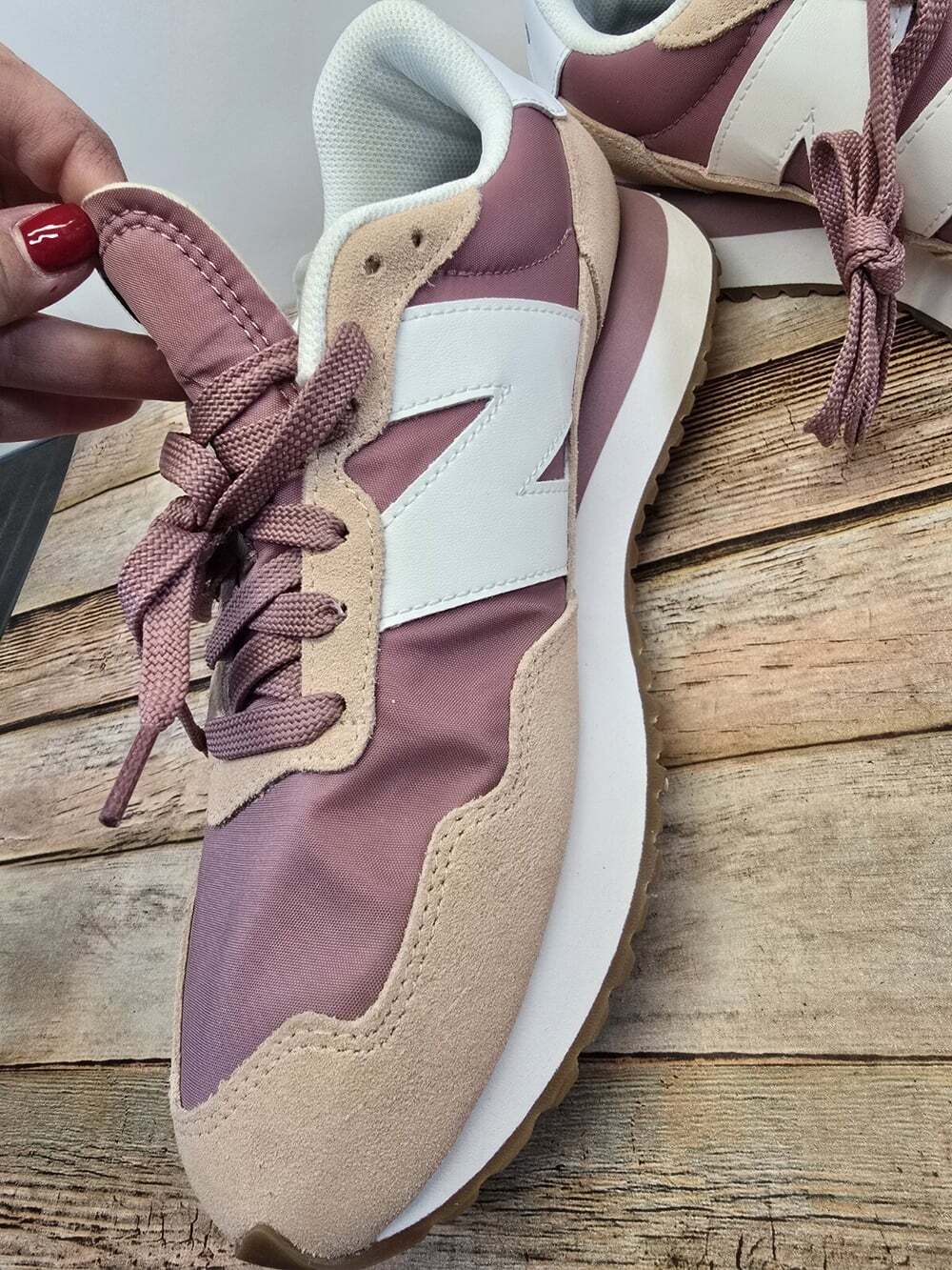 New Balance 237v1 Sneakers Women's 10.5 Vintage Rose Beige Running Shoes ZPO490 - Picture 6 of 9